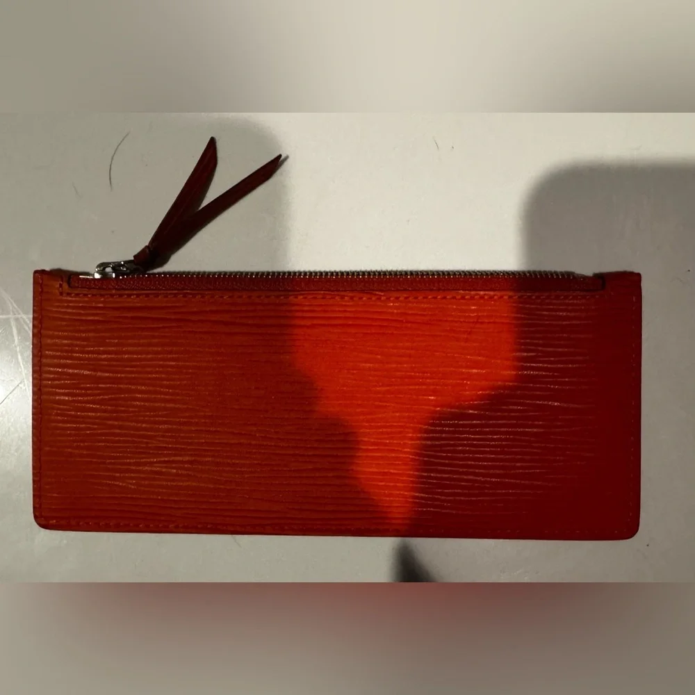 Louis Vuitton Burn Orange Epi Josephine Wallet